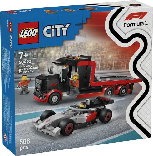LEGO® City 60493 F1®-es kamion egy F1®-es Audi versenyautóval