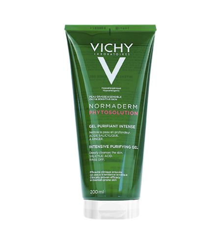 Vichy Normaderm Phytosolution mélytisztító gél a pattanásos bőr tökéletlenségei ellen