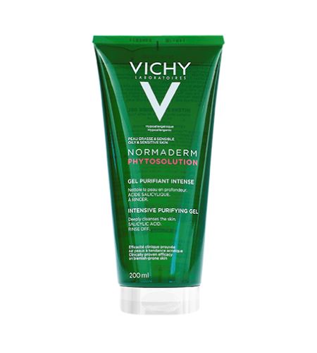 Vichy Normaderm Phytosolution mélytisztító gél a pattanásos bőr tökéletlenségei ellen