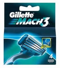 Gillette Mach3 tartalék pengék férfiaknak