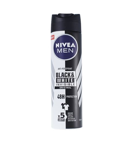 Nivea Men Invisible Black & White izzadásgátló férfiaknak 150 ml