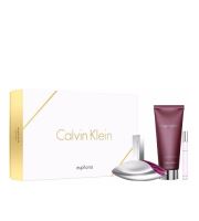 Calvin Klein Euphoria ajándék szett nőknek Eau de Parfum 100 ml + testápoló tej 200 ml + Eau de Parfum roll-on 10 ml
