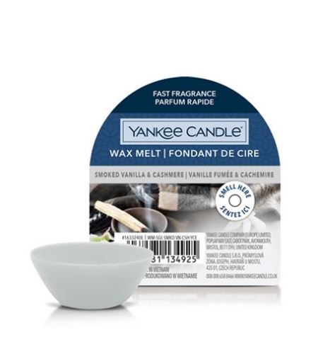 Yankee Candle Smoked Vanilla & Cashmere illatos viasz 22 g