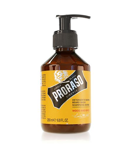 PRORASO Wood And Spice szakáll sampon férfiaknak 200 ml