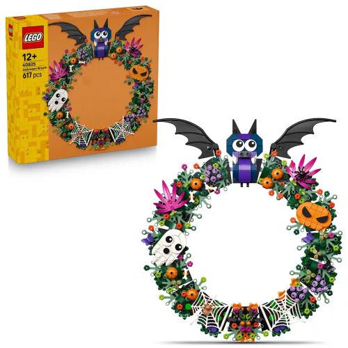 LEGO® Halloweeni koszorú, dekoráció otthonra 40825