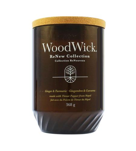 WoodWick ReNew Ginger & Turmeric nagy gyertya 368 g