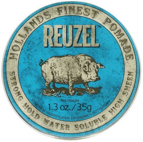 REUZEL Styling Blue Pomade Strong Hold hajpomádé közepes rögzítéssel és fényességgel férfiaknak