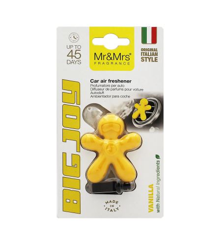 Mr&Mrs Fragrance Big Joy Vanilla Autóillatosító