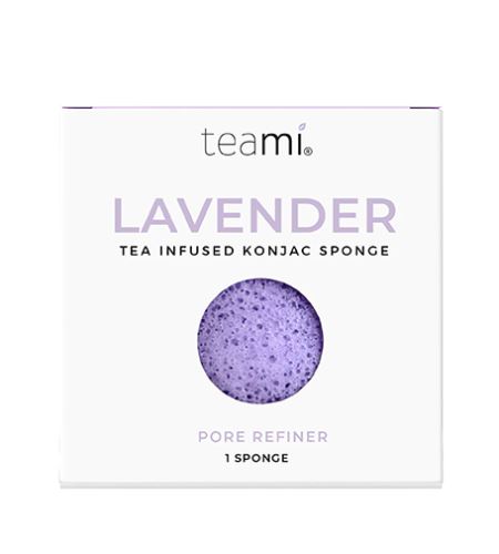 Teami Lavender Tea Infused Konjac Sponge arclemosó szivacs