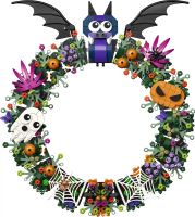 LEGO® Halloweeni koszorú, dekoráció otthonra 40825 (1)