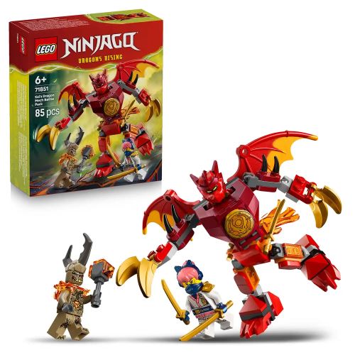 LEGO® NINJAGO® 71851 Kai sárkánypáncélja, harci csomag