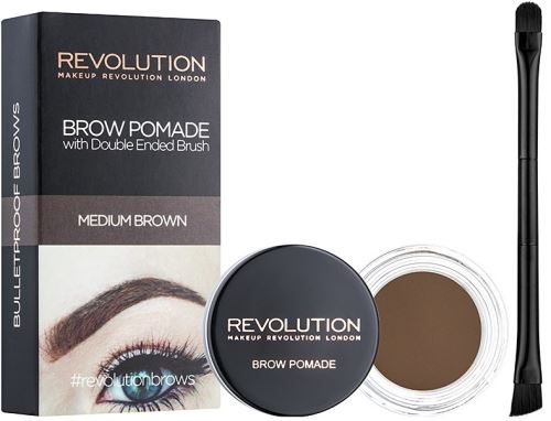 Makeup Revolution Brow Pomade With Double Ended Brush szemöldök pomádé 2,5 g