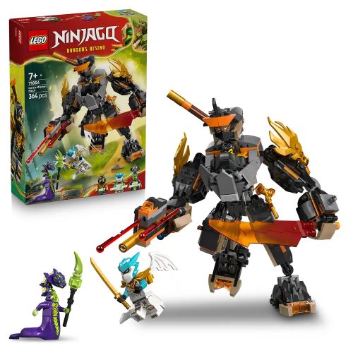 LEGO® NINJAGO® 71854 Cole akciórobotja és Sárkány Zane