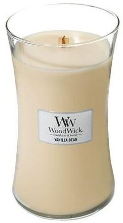 WoodWick Vanilla Bean illatos gyertya fa kanóccal 609,5 g