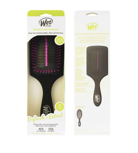 Wet Brush Refresh + Extend Paddle Detangler hajkefe Black