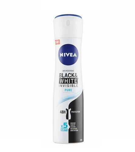 Nivea Invisible Black & White Pure izzadásgátló spray 150 ml
