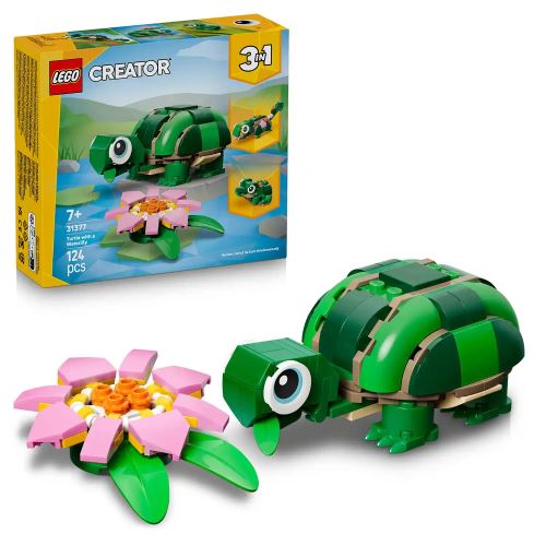 LEGO® Creator 3 v 1 31377 Teknős egy vízililiom-virággal