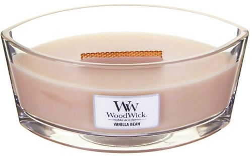 WoodWick Vanilla Bean illatos gyertya fa kanóccal 453,6 g