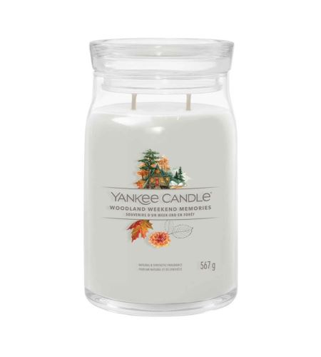 Yankee Candle Woodland Weekend Memories signature gyertya nagy 567 g