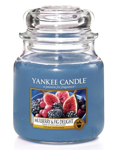 Yankee Candle Mulberry & Fig Delight illatos gyertya 411 g