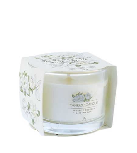 Yankee Candle White Gardenia votív gyertya üvegben 37 g