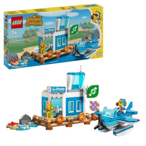 LEGO® Animal Crossing™ 77051 Repülj a Dodo Airlines fedélzetén