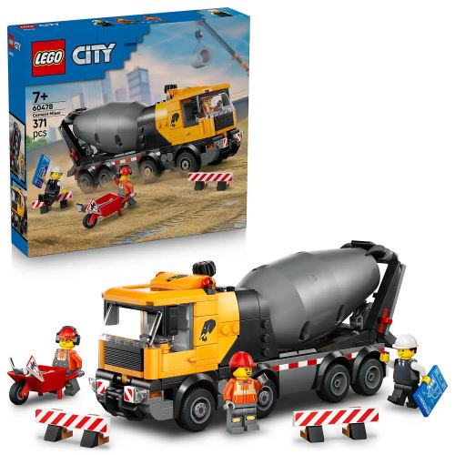 LEGO® City 60478 Betonkeverő teherautó