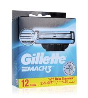 Gillette Mach3 tartalék pengék férfiaknak 12 db