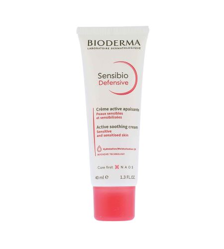 Bioderma Sensibio Defensive aktív nyugtató krém könnyű textúrával 40 ml