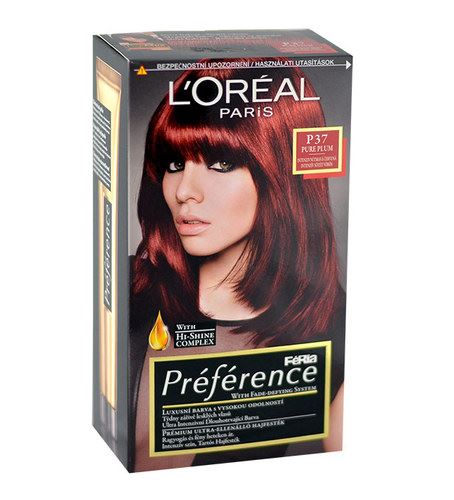 L'Oréal Paris Préférence Féria Hair Colour hajfesték 1 db P37 Pure Plum