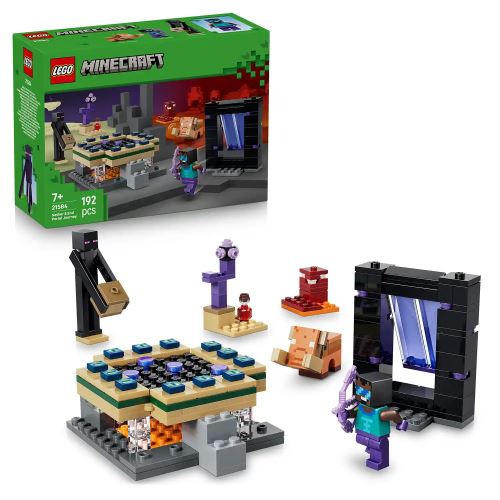 LEGO® Minecraft®  21584 Utazás az Alvilág kapujához és a Végportálhoz