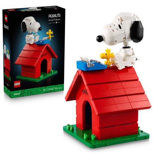 LEGO® Ideas Peanuts: Snoopy kutyaháza készlet, 21368
