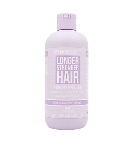 Hairburst Longer Stronger Hair Curly, Wavy Hair Shampoo hidratáló sampon hullámos és göndör hajra 350 ml
