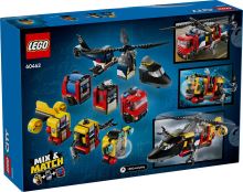 LEGO® City 60462 Helikopter, tűzoltóautó és tengeralattjáró egy csomagban (1)