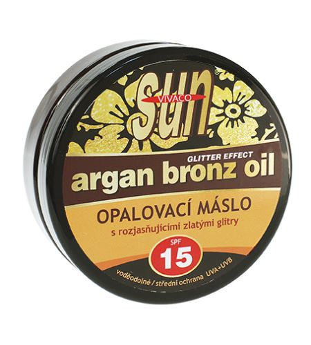 Vivaco SUN Argan Bronz Oil napozóvaj bio argánolajjal SPF 15 200 ml