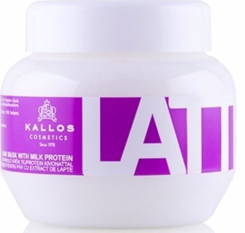 Kallos Latte Hair Mask maszk sérült és vegyileg kezelt hajra