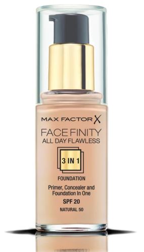 Max Factor Face Finity 3in1 Foundation SPF20 make -up 3 az 1-ben 30 ml 55 Beige