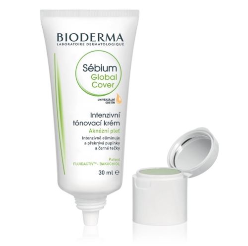 Bioderma Sébium Global Cover magas fedésű intenzív ápolás 30 ml + 2 g Universal