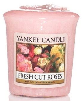 Yankee Candle Fresh Cut Roses illatos gyertya 49 g