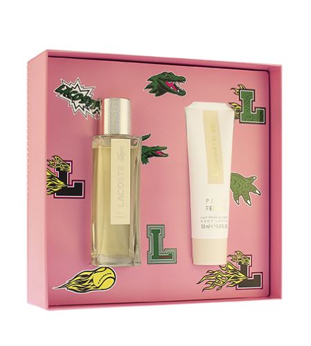 Lacoste Pour Femme ajándék szett nőknek Eau de Parfum 50 ml + testápoló tej 50 ml
