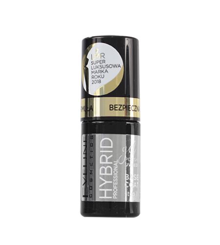 Eveline Cosmetics Hybrid Professional Base Coat alapozó géles állagú lakk UV/LED 5 ml