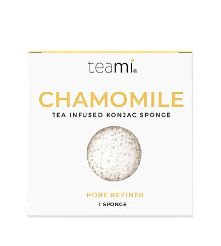 Teami Chamomile Tea Infused Konjac Sponge arclemosó szivacs