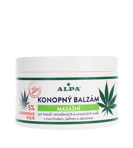 Alpa Cannabis masszírozó kenderolajjal 250 ml