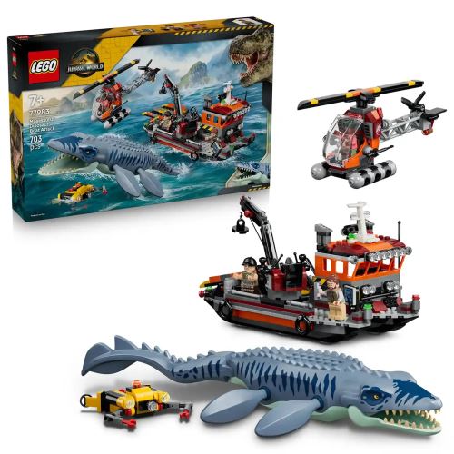 LEGO® Jurassic World: A mosasaurus támadása játék 77983