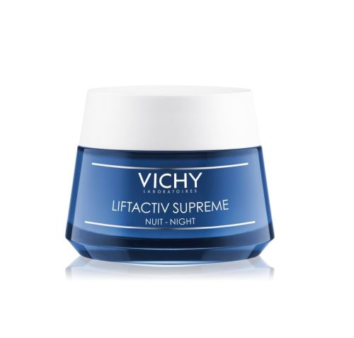 Vichy Liftactiv Supreme éjszakai feszesítő és ránctalanító krém lifting hatással 50 ml