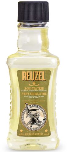 REUZEL 3-in-1 Tea Tree Shampoo-Conditioner-Body Wash sampon férfiaknak 3 az 1-ben férfiaknak