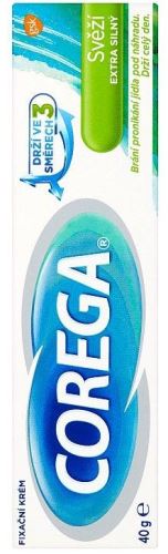 Corega Svěží extra erős rögzítő krém fogpótlásokhoz 40 g