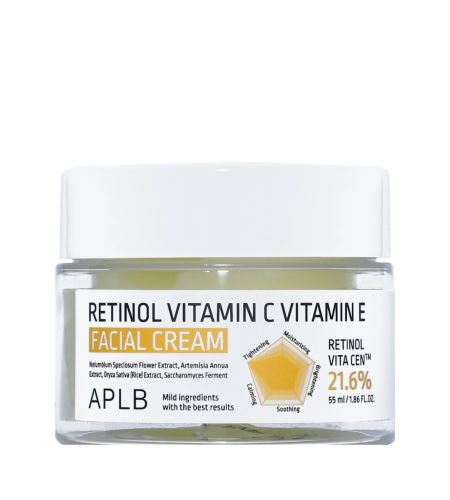 APLB Retinol Vitamin C Vitamin E Facial Cream anti-age bőrkrém 55 ml