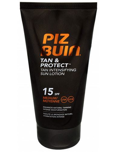 Piz Buin Tan & Protect Tan Intensifying Sun Lotion SPF15 napozó emulzió 150 ml Nőknek