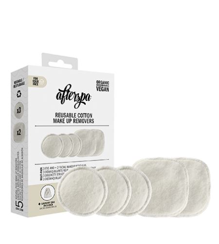 AfterSpa Reusable Cotton Make Up Removers mosható sminkeltávolító tamponok